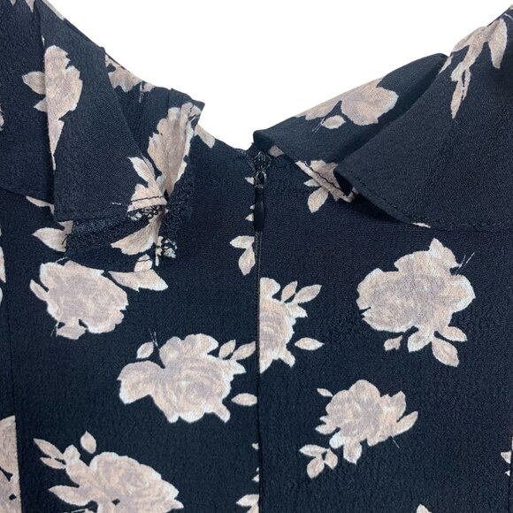 off shoulder floral print dress size small LE CHATEAU - Picture 4 of 16